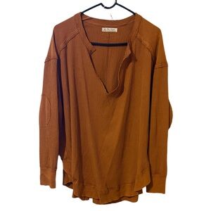 Free People Thermal Long Sleeve Top